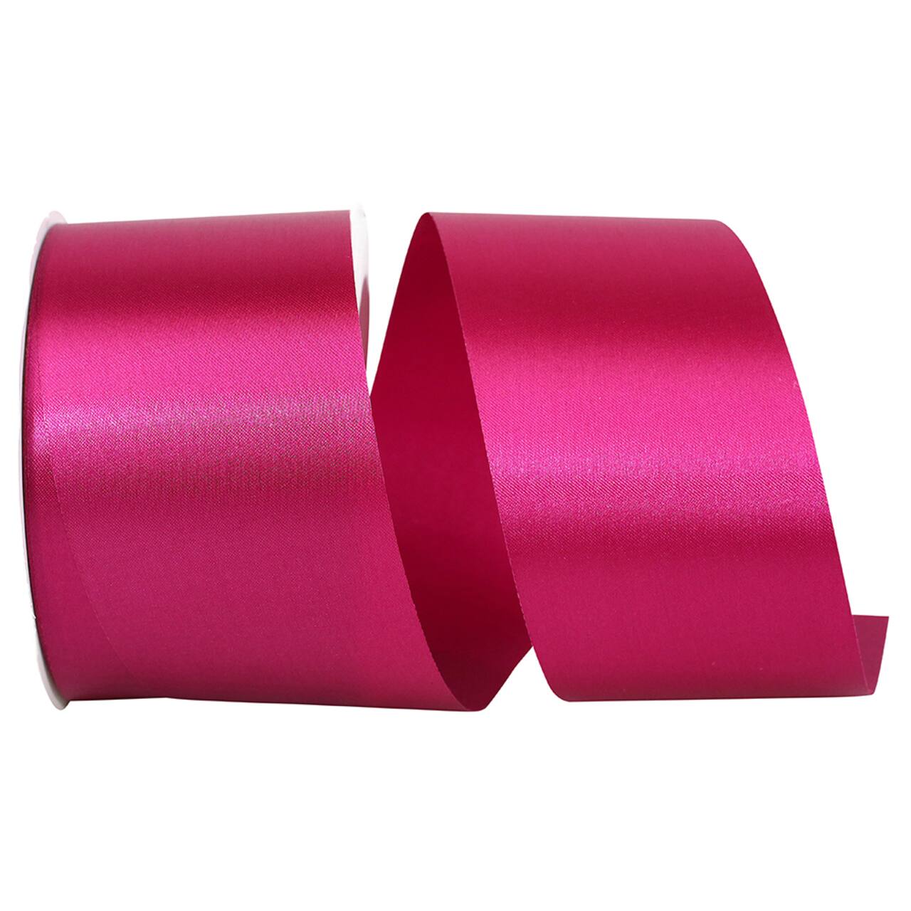 JAM Paper 2.5" x 50yd. Single Face Satin Allure Ribbon